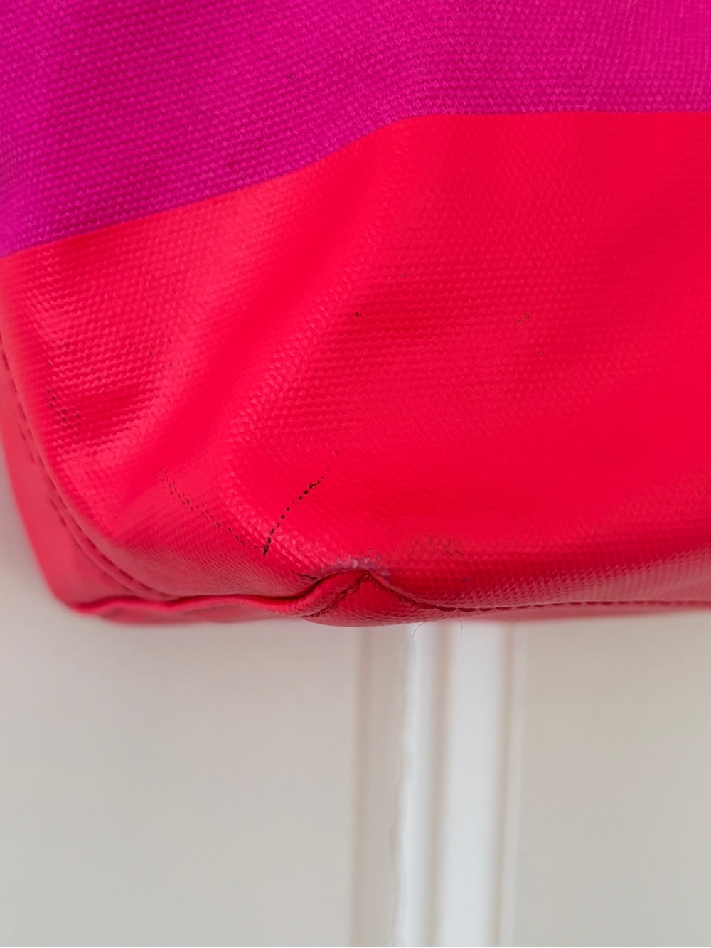 Kate Spade Dipped Canvas Tote in Pink/Red - Picture 4 of 6